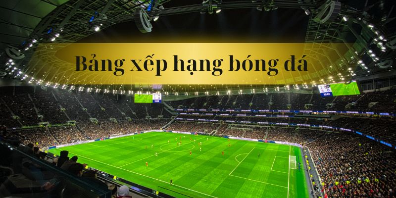 Bảng xếp hạng bóng đá giúp theo dõi thứ hạng đội